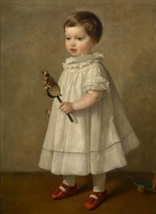 Maria Leys, daughter of Henri Leys, 1855, Josef Lies