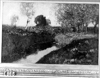 Landschap, riviertje m. bomen, 1908, Cornelis Kuypers