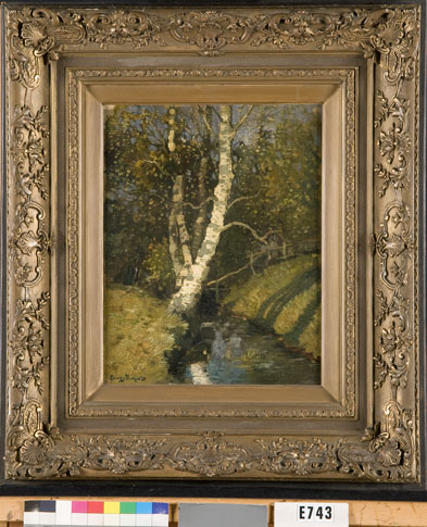 Bosgezicht met beek, 1924, Cornelis Kuypers