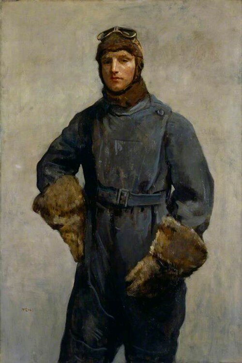 Sir John William Alcock, 1919, Ambrose McEvoy