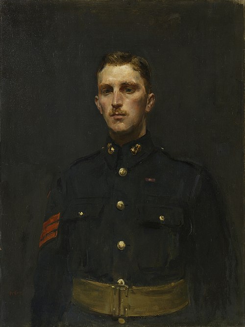 Sergeant N a Finch, Vc, Rma, 1918, Ambrose McEvoy
