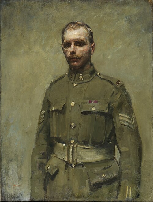 Sergeant F. Konowal, The Victoria Cross, 1918, Ambrose McEvoy
