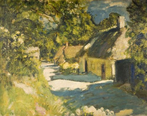 Cottages At Aldbourne, 1915, Ambrose McEvoy