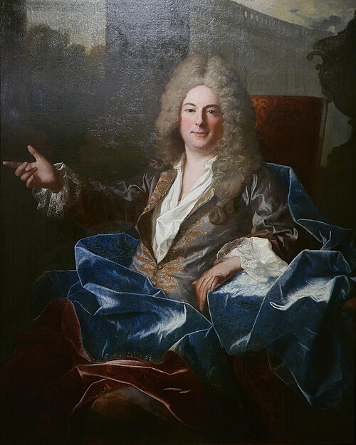 Portrait de Joseph Bonnier de la Mosson, receveur de l'Hôpital Général, trésorier de la Bourse des É, 1702, Jean Ranc