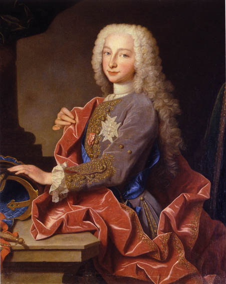 El infante Carlos de Borbón (futuro Carlos III de España), 1725, Jean Ranc