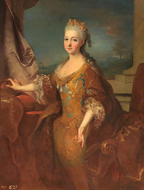 Portrait of Louise Élisabeth d'Orléans, Queen of Spain (1709-1742), 1724, Jean Ranc