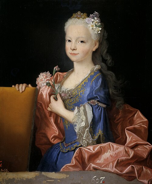 Maria Ana Victoria of Bourbon (Future Queen of Portugal) as a Child, 1725, Jean Ranc