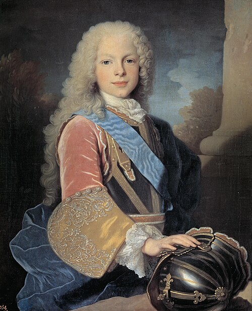 Fernando de Borbón y Saboya príncipe de Asturias (futuro Fernando VI de España), 1725, Jean Ranc