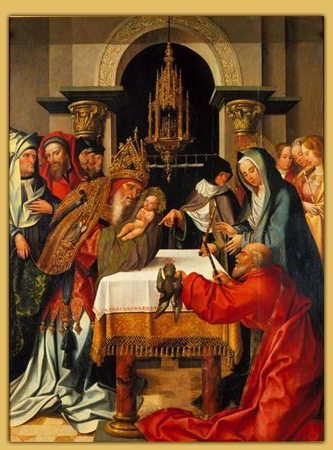 Apresentação do Menino no Templo, 1520, Jorge Leal