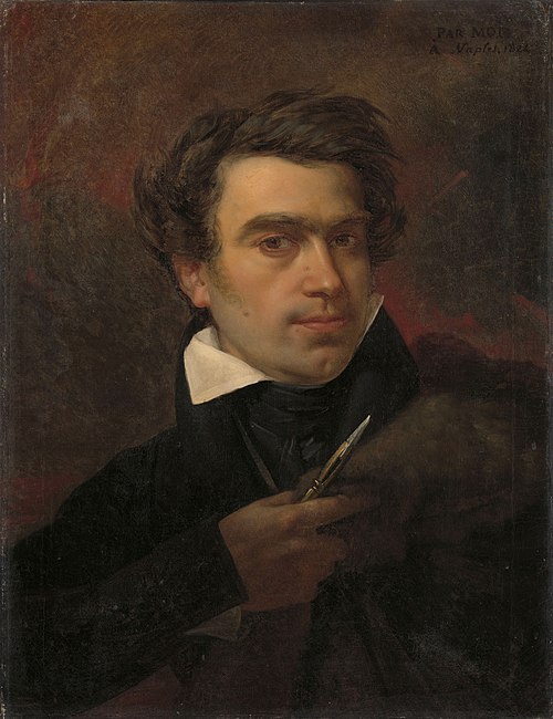 Self portrait, 1824, Pierre Van Hanselaere