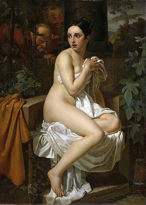 Suzanne et les vieillards, 1820, Pierre Van Hanselaere