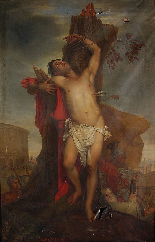 Le Martyre de saint Sébastien, 1827, Pierre Van Hanselaere