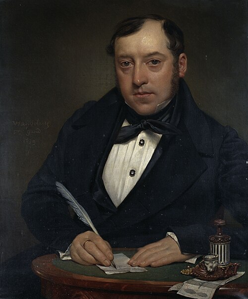 Portrait de François Joseph Dart, 1839, Pierre Van Hanselaere