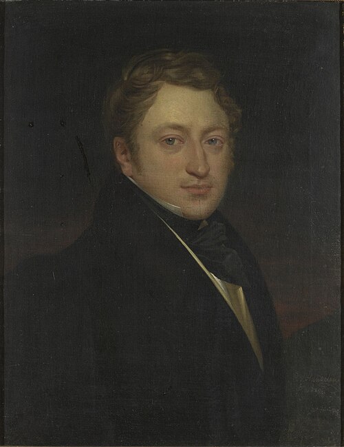 Portret van een man, 1829, Pierre Van Hanselaere