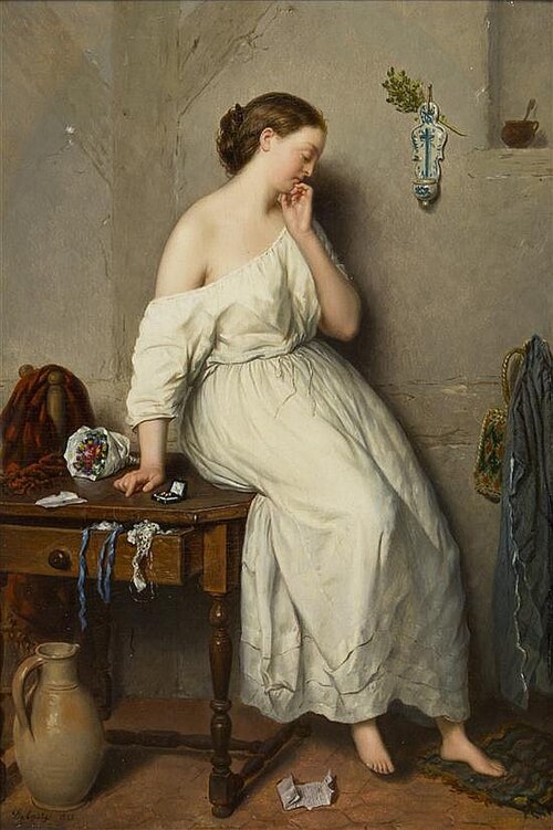 Forlorn lover, 1855, Adolphe-Henri Dubasty