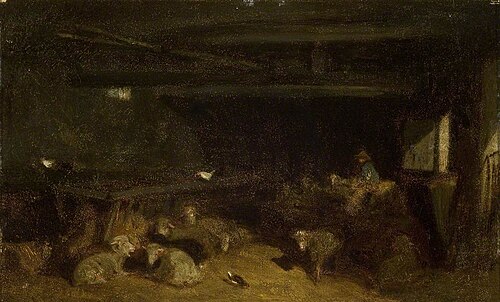 The Sheepfold, , Adolphe Hervier