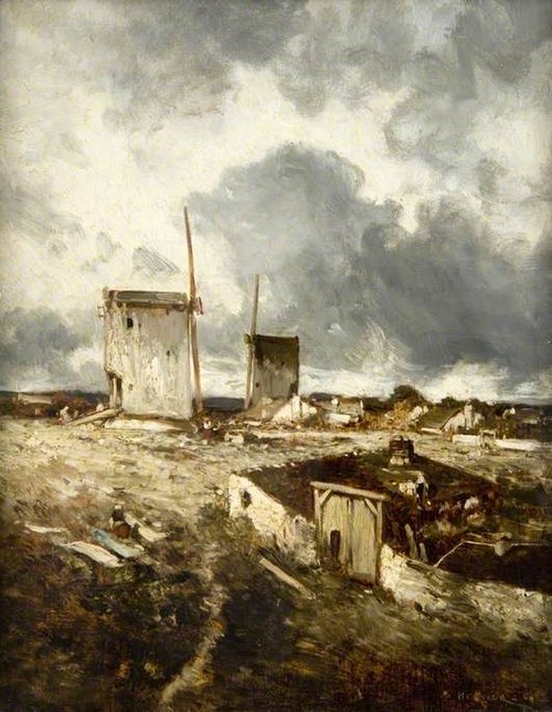 Windmills, 1850, Adolphe Hervier
