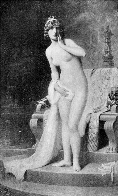 La femme du roi Candaule, 1908, Adolphe Weisz