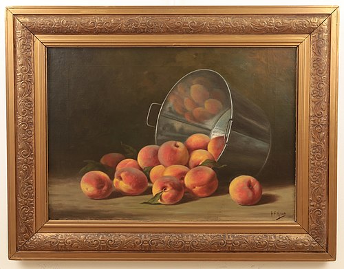 Peaches in a Pail, 1879, Albert Francis King