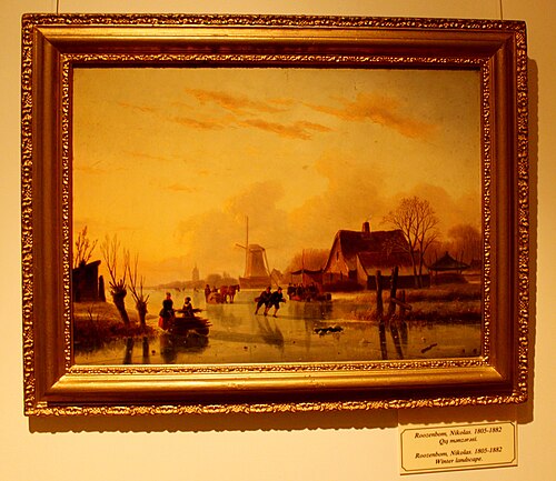 Winter landscape, , Albert Roosenboom