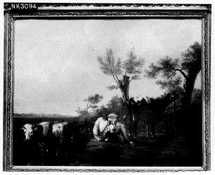 Landschap met koeien, 1850, Albertus Verhoesen
