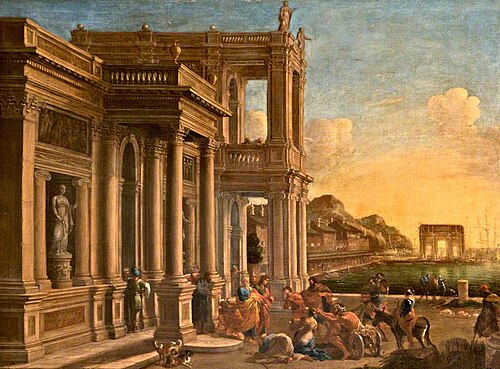 Saint Paul and Saint Barnabas at Lystra, 1650, Alessandro Salucci