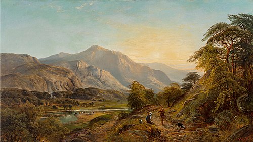 A Misty Vale, 1870, Alfred, Sr. Glendening