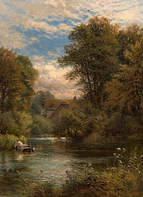 On the Thames, 1875, Alfred, Sr. Glendening