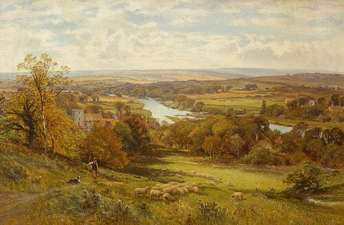 Landscape, 1887, Alfred, Sr. Glendening