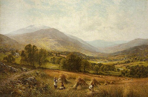 Harvesting Scene, 1892, Alfred, Sr. Glendening