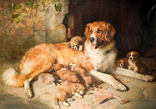 Materfamilias, 1882, Alfred William Strutt
