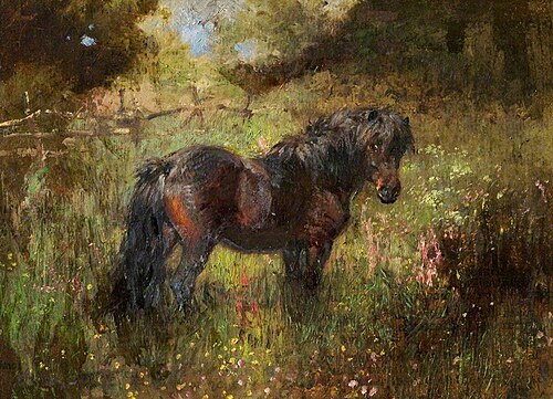 Up to His Knees, , Alfred William Strutt