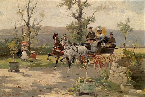 Excursion in the Park, 1936, Alfredo Tominz