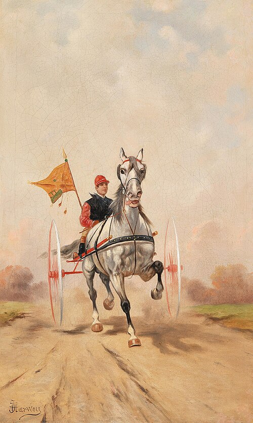 The Sulky Race, 1936, Alfredo Tominz