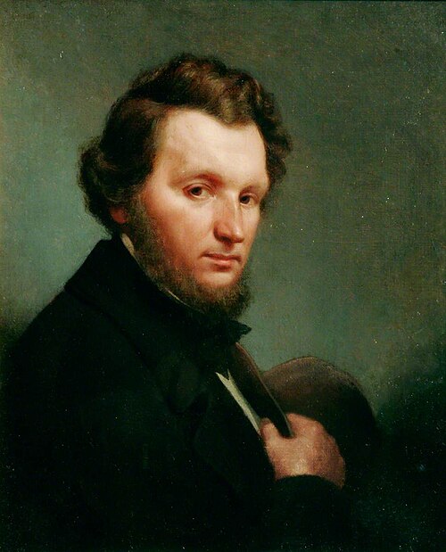 Self Portrait, 1850, Anthony Sandys