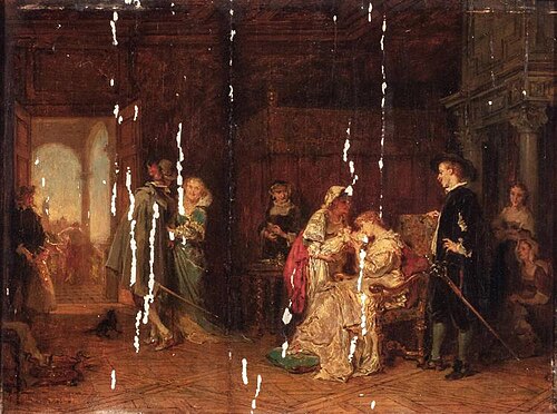 The Christening of the New Baby, , Antoine Émile Plassan