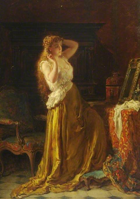 The Toilet, 1880, Antoine Émile Plassan