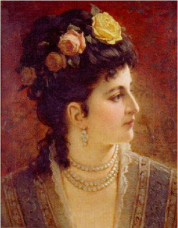 Opera singer Adelina Patti, 1850, Anton Ebert