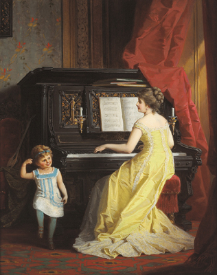 Musikalische Unterhaltung, 1879, Anton Ebert