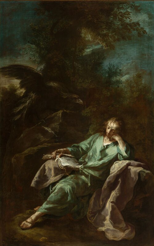 John the Evangelist on Patmos, , Anton Kern