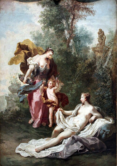 Flora and Venus (Spring), 1747, Anton Kern
