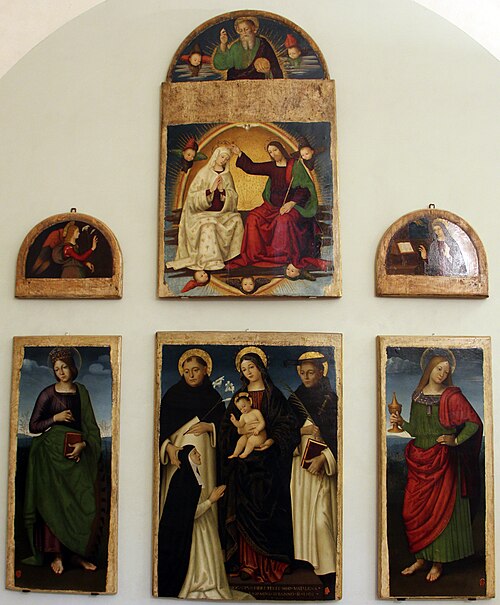 polittico mormile, 1501, Antonio Rimpacta
