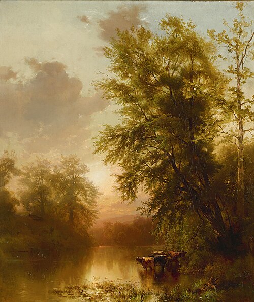 Summer Afternoon on the Delaware, , Arthur Parton