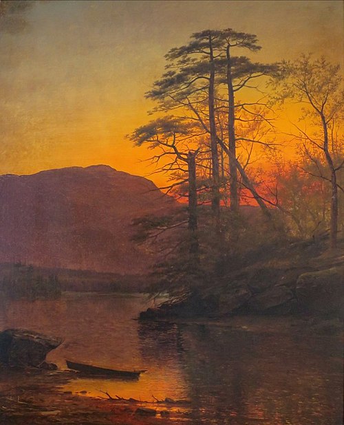 Soir sur l'Ausable, 1875, Arthur Parton