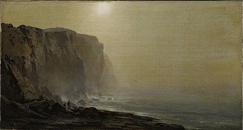 Matin brumeux, côte du Maine, 1865, Arthur Parton
