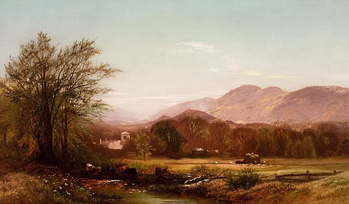 Paysage des Berkshire, 1872, Arthur Parton