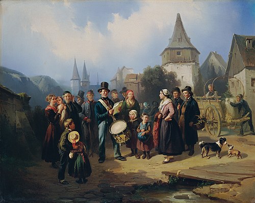 Der Dorftrommler, , August von Rentzell