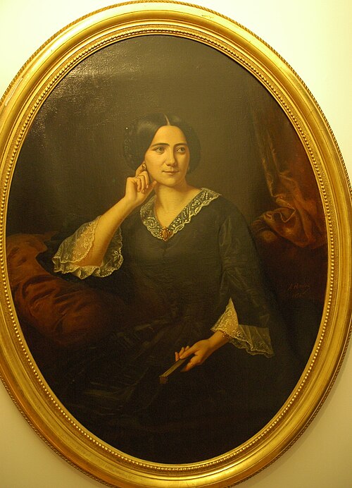 Portrait de Mme Roubaud, 1858, August Hervieu