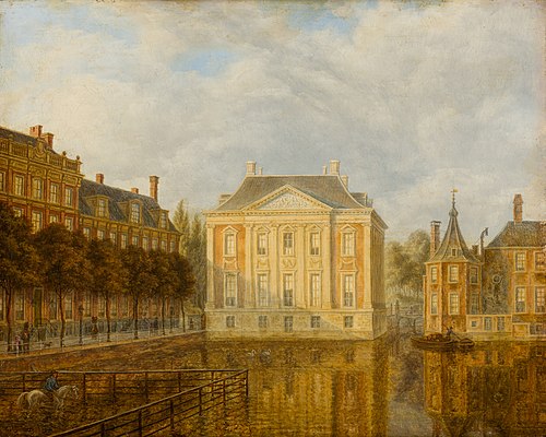 View of the Mauritshuis, 1830, Augustus Wijnantz