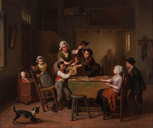 De kaartspelers, , Basile De Loose